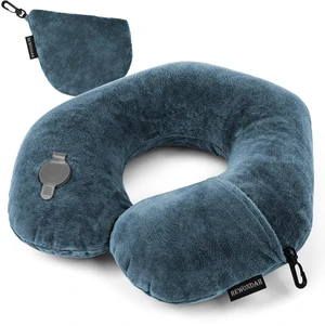 Neck Pillows for Travel, Inflatable Travel Pillow, Inflatable Neck Pillow for Traveling Airplane with Soft Velour Washable Cover, U Shape Blow Up Neck Pillow for Airplanes Train Car Travel Neck Pillows for Travel, Inflatable Travel Pillow, Inflatable Neck Pillow for Traveling Airplane with Soft Velour Washable Cover, U Shape Blow Up Neck Pillow for Airplanes Train Car Travel