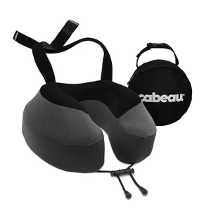Evolution S3 Travel Pillow - Memory Foam Neck Pillow for Airplane and Long Flights with Seat Straps for Head and Neck Support, 360 Degree Support (Steel Grey) Evolution S3 Travel Pillow - Memory Foam Neck Pillow for Airplane and Long Flights with Seat Straps for Head and Neck Support, 360 Degree Support (Steel Grey)