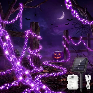 Halloween Decorations Chain Lights, 10.5 Ft 175 LEDs Plastic String Lights | 8 Lighting Modes & Timer, Halloween Decor for Haunted House, Tombstone, Graveyard, Yard Costume Party Halloween Decorations Chain Lights, 10.5 Ft 175 LEDs Plastic String Lights | 8 Lighting Modes & Timer, Halloween Decor for Haunted House, Tombstone, Graveyard, Yard Costume Party
