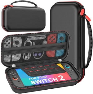 Switch Carrying Case for Nintendo Switch 2 (2025)/Switch/OLED, Travel Carrying Case Hard Shell Protective for Nintendo Switch 2 Accessories,10 Game Card Slots, for Travel and Storage Switch Carrying Case for Nintendo Switch 2 (2025)/Switch/OLED, Travel Carrying Case Hard Shell Protective for Nintendo Switch 2 Accessories,10 Game Card Slots, for Travel and Storage