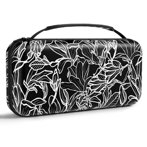 Carrying Case for Nintendo Switch OLED 2021/2017, Hard Shell Cover | Hard Shell Protective Switch Case, Portable Travel Storage Bag with Pockets and Game Holder for Console Joy-Con & Accessories Carrying Case for Nintendo Switch OLED 2021/2017, Hard Shell Cover | Hard Shell Protective Switch Case, Portable Travel Storage Bag with Pockets and Game Holder for Console Joy-Con & Accessories