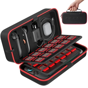Carrying Case for 2025 Nintendo Switch 2, Switch Travel Carry Case | Large Storage Holds Joycon 2 & AC Adapter, Hard Shell Protective Pouch Bag with 24 Games Slots for NS2 Console & Accessories Carrying Case for 2025 Nintendo Switch 2, Switch Travel Carry Case | Large Storage Holds Joycon 2 & AC Adapter, Hard Shell Protective Pouch Bag with 24 Games Slots for NS2 Console & Accessories