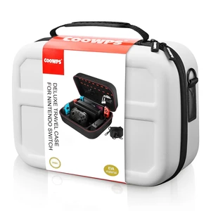 COOWPS Switch Case for Nintendo Switch & OLED Model, Travel Storage Case | 18 Game Slots, Hard Shell Full Protection, Portable Travel-Friendly, Water-Resistant, for Dock & Pro Controller Accessories COOWPS Switch Case for Nintendo Switch & OLED Model, Travel Storage Case | 18 Game Slots, Hard Shell Full Protection, Portable Travel-Friendly, Water-Resistant, for Dock & Pro Controller Accessories