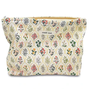 Aesthetic Floral Makeup Bag Cute Small Cosmetic Bags for Women Girls, Travel Toiletry Bag Large Capacity Zipper Makeup Pouch, Purse Organizer Pouches Aesthetic Floral Makeup Bag Cute Small Cosmetic Bags for Women Girls, Travel Toiletry Bag Large Capacity Zipper Makeup Pouch, Purse Organizer Pouches