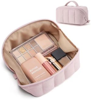Small Makeup Bag for Women, Mini Toiletry Bag, Sakura Pink | Zipper Pouch, For Purse, Toiletry Pouch, Puffy Padded Mini Cosmetics Bag, Travel Essentials, Cute Make Up Organizer Small Makeup Bag for Women, Mini Toiletry Bag, Sakura Pink | Zipper Pouch, For Purse, Toiletry Pouch, Puffy Padded Mini Cosmetics Bag, Travel Essentials, Cute Make Up Organizer