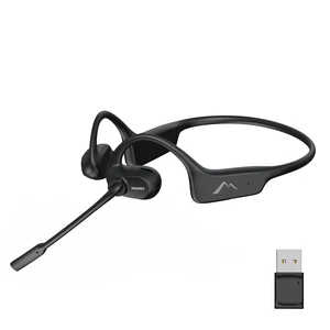 Open Ear Headphones with Mic, Bluetooth Headset with AI Noise Canceling Microphone, Comfort Air Conduction Headphones Wireless Headset for Office Work Call Meeting Driving Sports Open Ear Headphones with Mic, Bluetooth Headset with AI Noise Canceling Microphone, Comfort Air Conduction Headphones Wireless Headset for Office Work Call Meeting Driving Sports
