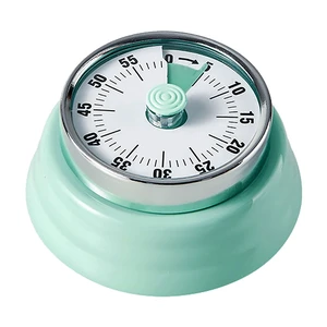 Elegant Stainless Steel Vintage Kitchen Timer with Magnetic Attachment - 60-Minute Countdown & Audible Alarm, Perfect for Cooking, Office Tasks, and Study Sessions (01-Green) Elegant Stainless Steel Vintage Kitchen Timer with Magnetic Attachment - 60-Minute Countdown & Audible Alarm, Perfect for Cooking, Office Tasks, and Study Sessions (01-Green)
