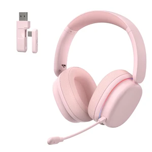 G7 Pro Wireless Gaming Headset with 7.1 Surround Sound, 40mm Driver,BT5.3 Gaming Headphones with Mic, RGB, 10ms Latency, 65H Battery,Pink Gaming Headset for PS5,PS4, Switch,PC,Wired Mode for Xbox G7 Pro Wireless Gaming Headset with 7.1 Surround Sound, 40mm Driver,BT5.3 Gaming Headphones with Mic, RGB, 10ms Latency, 65H Battery,Pink Gaming Headset for PS5,PS4, Switch,PC,Wired Mode for Xbox
