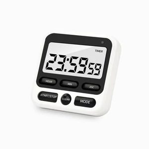 Digital Kitchen Timer with Mute/Loud Alarm,Count Up/Down, 24 Hour Clock and Alarm Function for Kids Teacher Cooking Digital Kitchen Timer with Mute/Loud Alarm,Count Up/Down, 24 Hour Clock and Alarm Function for Kids Teacher Cooking