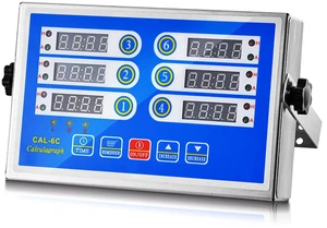 Commercial 6 Channel Kitchen Timer Cooking Countdown with Clear Display Loud Ring Alarm Reminder for Restaurant Multiple Events Commercial 6 Channel Kitchen Timer Cooking Countdown with Clear Display Loud Ring Alarm Reminder for Restaurant Multiple Events