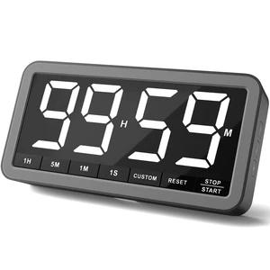 Large 7.8" Digital Timer, Magnetic LED Timer for Kitchen & Classroom | USB-C Rechargeable, Up to 99 Hours Count Up & Countdown Timer with 3 Brightness Levels, 4 Alert Modes and 3 Volume Levels Large 7.8" Digital Timer, Magnetic LED Timer for Kitchen & Classroom | USB-C Rechargeable, Up to 99 Hours Count Up & Countdown Timer with 3 Brightness Levels, 4 Alert Modes and 3 Volume Levels