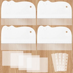 4 Pcs Cake Smoother Scraper Plastic Cake Scraper for Bread Pastry | Chef Bakery Decorating Supplies, Cute Kitchen DIY Essential Baking Utensil, Food-grade Materials 4 Pcs Cake Smoother Scraper Plastic Cake Scraper for Bread Pastry | Chef Bakery Decorating Supplies, Cute Kitchen DIY Essential Baking Utensil, Food-grade Materials