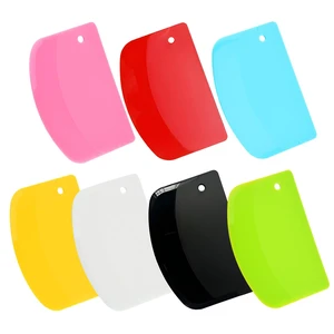 7PCS Dough Scraper, Plastic Bench Bowl Scraper for Baking, Cake, Bread | Multipurpose, for Kitchen, Pizza, Pastry 7PCS Dough Scraper, Plastic Bench Bowl Scraper for Baking, Cake, Bread | Multipurpose, for Kitchen, Pizza, Pastry