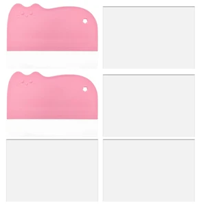 2PCS Cake Smoother Scraper Included 5 Transparent Scrapers, Flexible Plastic Cake Scraper Smoother for Bakery Pastry Cake Decoration Kitchen DIY Baking Tool 2PCS Cake Smoother Scraper Included 5 Transparent Scrapers, Flexible Plastic Cake Scraper Smoother for Bakery Pastry Cake Decoration Kitchen DIY Baking Tool