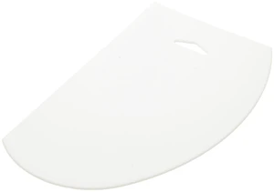 Large Plastic Bowl Scraper & Icing Smoother , White Large Plastic Bowl Scraper & Icing Smoother , White