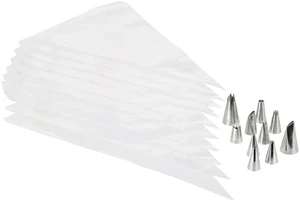 Beginning Buttercream Decorating Set, 20-Piece | 20-Piece Beginner Kit with Piping Tips, Bags, Couplers & Spatula for Learning Buttercream Decorating on Cakes & Cupcakes Beginning Buttercream Decorating Set, 20-Piece | 20-Piece Beginner Kit with Piping Tips, Bags, Couplers & Spatula for Learning Buttercream Decorating on Cakes & Cupcakes