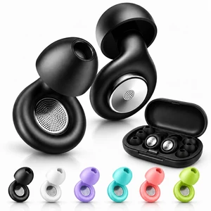 48dB Ear Plugs for Sleeping, Silicone Earplugs for Snoring & Side Sleepers, Acoustic Filter, 8 Eartips, Reusable Design for Sleep, Travel, Concerts & FocusBlack 48dB Ear Plugs for Sleeping, Silicone Earplugs for Snoring & Side Sleepers, Acoustic Filter, 8 Eartips, Reusable Design for Sleep, Travel, Concerts & FocusBlack