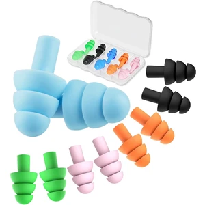 5 Pairs Silicone Earplugs,Noise Reducing Ear Plugs for Sleeping,Swimming,Snoring,Concerts and Loud Events 5 Pairs Silicone Earplugs,Noise Reducing Ear Plugs for Sleeping,Swimming,Snoring,Concerts and Loud Events