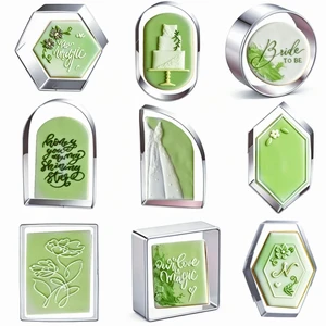 9 Pieces Geometric Plaque Cookie Cutter Set,Arch,Oval,Hexagon,Square,RectangleCircleD-ShapeLong Diamond Frame Shape Stainless steel Molds for Kitchen Baking 9 Pieces Geometric Plaque Cookie Cutter Set,Arch,Oval,Hexagon,Square,RectangleCircleD-ShapeLong Diamond Frame Shape Stainless steel Molds for Kitchen Baking
