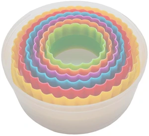 Cookie Cutter Set - 6 PCS Perfect for Baking Unique Flower, Round, and Circle Cookies Cookie Cutter Set - 6 PCS Perfect for Baking Unique Flower, Round, and Circle Cookies