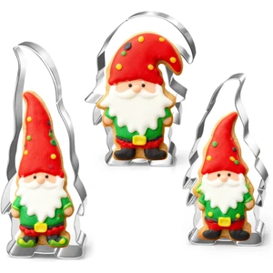 Gnome Cookie Cutter Set-5.3" 4.5" 4.3"-3-Pieces-Holiday Cookie Cutters Fondant Biscui Cutters Gnome Cookie Cutter Set-5.3" 4.5" 4.3"-3-Pieces-Holiday Cookie Cutters Fondant Biscui Cutters