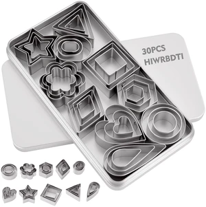 30PCS Mini Cookie Cutters Shapes Set with Box for Kids | Small Stainless Steel Star Triangle Cookie Cutter Variety Pack for Fruit, DIY Baking, Tiny Polymer Clay, Holidays & Daily Use 30PCS Mini Cookie Cutters Shapes Set with Box for Kids | Small Stainless Steel Star Triangle Cookie Cutter Variety Pack for Fruit, DIY Baking, Tiny Polymer Clay, Holidays & Daily Use