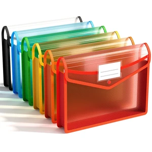 6 Pack Plastic File Folder, Colorful File Folder Organizer | fit Letter/A4 Size, Large Capacity with Snap Closure, Colorful File Folder Organizer for School, Office, Home, Hospital 6 Pack Plastic File Folder, Colorful File Folder Organizer | fit Letter/A4 Size, Large Capacity with Snap Closure, Colorful File Folder Organizer for School, Office, Home, Hospital
