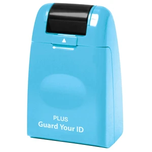 Guard Your ID Identity Protection Stamp Roller, Turquoise Guard Your ID Identity Protection Stamp Roller, Turquoise