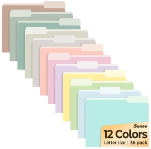 File Folders, 36 Pack Manilla Folders 8.5 x 11, 12 Colors Folder Office Organization Home School Folders for Documents Files Paper File Folders, 36 Pack Manilla Folders 8.5 x 11, 12 Colors Folder Office Organization Home School Folders for Documents Files Paper