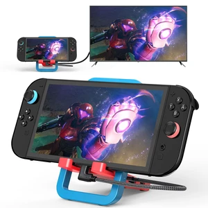 TV Docking Station for Switch 2, Foldable Portable TV Base Replacement | with 4K 60HzHDMI ,USB-C Charging Port,USB 3.0 Port. TV Docking Station for Switch 2, Foldable Portable TV Base Replacement | with 4K 60HzHDMI ,USB-C Charging Port,USB 3.0 Port.