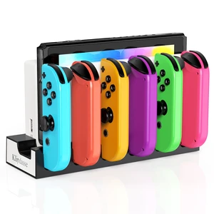 Switch Controller Charger Dock for Nintendo Switch 1/OLED for 6 Joycons | Fast Charging Station for 6 Joycons, Stand for Nintendo Switch Dock Accessories, with LED Indicator & Extra USB 2.0 Port Switch Controller Charger Dock for Nintendo Switch 1/OLED for 6 Joycons | Fast Charging Station for 6 Joycons, Stand for Nintendo Switch Dock Accessories, with LED Indicator & Extra USB 2.0 Port