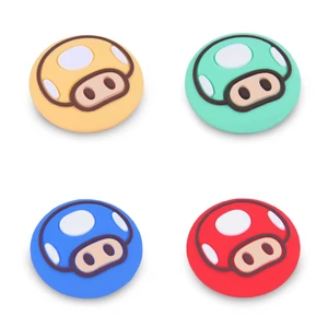 Cute Thumb Grip Caps Compatible with Nintendo Switch Joy-con/OLED/Switch Lite, Kawaii Joystick Cap Grip 4PCS Soft Silicone Protective Ergonomic Button Cover, Red Cute Thumb Grip Caps Compatible with Nintendo Switch Joy-con/OLED/Switch Lite, Kawaii Joystick Cap Grip 4PCS Soft Silicone Protective Ergonomic Button Cover, Red