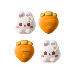4PCS Thumb Grip Caps for Switch 2, Cute Silicone Joystick Caps Soft Thumbstick Cover Compatible with Switch 2025 - Rabbit & Carrot 4PCS Thumb Grip Caps for Switch 2, Cute Silicone Joystick Caps Soft Thumbstick Cover Compatible with Switch 2025 - Rabbit & Carrot