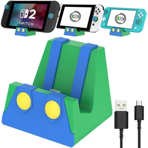 Switch Charging Dock for Switch/Switch Lite/Switch OLED, Portable Switch Charging Base Stand with Type C Port,Replacement Compatible with Official Switch Charger Stand Switch Charging Dock for Switch/Switch Lite/Switch OLED, Portable Switch Charging Base Stand with Type C Port,Replacement Compatible with Official Switch Charger Stand