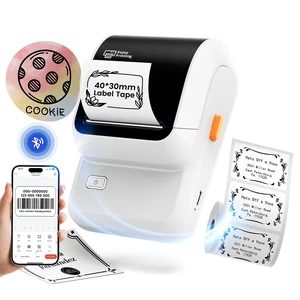Label Maker Machine with Tapes,Address Label Maker Output 0.78''-2'' Paper, M100 Thermal Label Maker with 1000 Icons, Bluetooth Label Printer for Small Business,Home Use,Kitchen,Name Tag,School,White Label Maker Machine with Tapes,Address Label Maker Output 0.78''-2'' Paper, M100 Thermal Label Maker with 1000 Icons, Bluetooth Label Printer for Small Business,Home Use,Kitchen,Name Tag,School,White