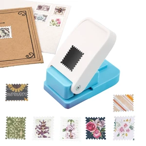 Stamp Punch, Stamp Puncher, 1X0.8inch Rectangular Postage Stamps Punches, Lever Paper Punches for Crafting,Craft Cutter Hole Puncher for Scrapbooking Journaling Card Making Stamp Punch, Stamp Puncher, 1X0.8inch Rectangular Postage Stamps Punches, Lever Paper Punches for Crafting,Craft Cutter Hole Puncher for Scrapbooking Journaling Card Making
