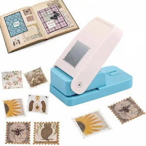 Postage Stamp Puncher, 1 inch Square Paper Punches, Lever Action Stamp Punch for Paper Crafting Scrapbooking, DIY Card Making Arts Crafts Supplies Postage Stamp Puncher, 1 inch Square Paper Punches, Lever Action Stamp Punch for Paper Crafting Scrapbooking, DIY Card Making Arts Crafts Supplies