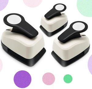 Circle Punch, Circle Hole Punch Set, 1 in, 5/8 in, 3/8 in Circles | 3 PCS Circle Paper Punches for Crafts Scrapbook, Circles Shape Punch, Circle Cutter, Precise Circles, Clean Cut, Easy to Use Circle Punch, Circle Hole Punch Set, 1 in, 5/8 in, 3/8 in Circles | 3 PCS Circle Paper Punches for Crafts Scrapbook, Circles Shape Punch, Circle Cutter, Precise Circles, Clean Cut, Easy to Use