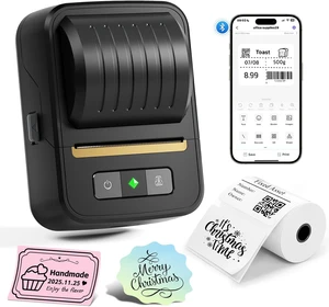 Label Maker Machine with Tape Portable 2" Label Printer For Small Business | N20 Bluetooth Sticker Printer Barcode Logo Laberler for Home kitchen school organization Label Maker Machine with Tape Portable 2" Label Printer For Small Business | N20 Bluetooth Sticker Printer Barcode Logo Laberler for Home kitchen school organization