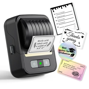 Label Maker Machine with Tape, Bluetooth 2 Inch Thermal Label Printer | N20 Portable Inkless Sticker Printer for Small Business, Home, Kitchen, School & Office Organization, Includes 1 Label Roll Label Maker Machine with Tape, Bluetooth 2 Inch Thermal Label Printer | N20 Portable Inkless Sticker Printer for Small Business, Home, Kitchen, School & Office Organization, Includes 1 Label Roll