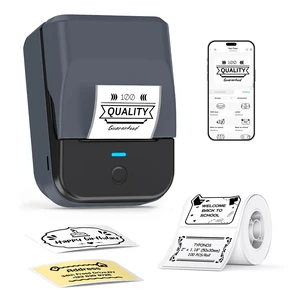 PM240 Label Maker Machine with Tape, Label Printer Blue | 2'' Bluetooth Thermal Sticker Label Maker Small Business, School Supplies, Classroom, Home Office with Multiple Templates PM240 Label Maker Machine with Tape, Label Printer Blue | 2'' Bluetooth Thermal Sticker Label Maker Small Business, School Supplies, Classroom, Home Office with Multiple Templates