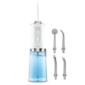 Aqua Floss Plus Rechargeable Water Flosser, Cordless Oral Irrigator with 4 Replacement Tips, 3 Cleaning Modes, 280 mL Water Tank, Portable Dental Flosser for Teeth, Gums and Braces Aqua Floss Plus Rechargeable Water Flosser, Cordless Oral Irrigator with 4 Replacement Tips, 3 Cleaning Modes, 280 mL Water Tank, Portable Dental Flosser for Teeth, Gums and Braces