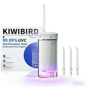 Mini Water Flosser for Travel, Ultra-Portable Cordless Oral Irrigator with UVC Light, IPX8 Waterproof 3 Modes, 230mL Teeth Cleaner for Tonsil Stones & Braces Care - Home & Travel (Grey) Mini Water Flosser for Travel, Ultra-Portable Cordless Oral Irrigator with UVC Light, IPX8 Waterproof 3 Modes, 230mL Teeth Cleaner for Tonsil Stones & Braces Care - Home & Travel (Grey)