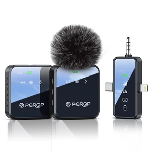 3 in 1 Wireless Mini Microphone for iPhone, Android, Camera,328ft Range, 18H Battery Life,High-Fidelity Audio Clip on Mic for Content Creators-Soot Black 3 in 1 Wireless Mini Microphone for iPhone, Android, Camera,328ft Range, 18H Battery Life,High-Fidelity Audio Clip on Mic for Content Creators-Soot Black