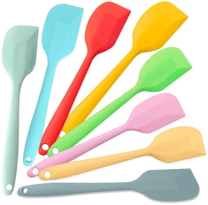 Silicone Spatula Set, 8 Pack 11 Inch,Seamless One-Piece Design | Sturdy Steel Core,Flexible Scrapers for Baking & Mixing, 500°F Heat Resistant, Food-Grade Silicone, Dishwasher Safe Silicone Spatula Set, 8 Pack 11 Inch,Seamless One-Piece Design | Sturdy Steel Core,Flexible Scrapers for Baking & Mixing, 500°F Heat Resistant, Food-Grade Silicone, Dishwasher Safe
