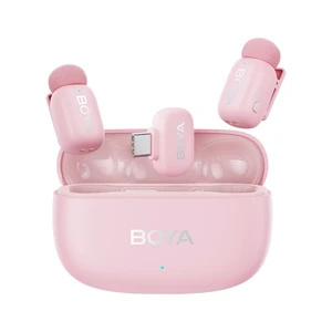 mini 2 Wireless Lavalier Microphone for iPhone15/16/17 & Android, Pink | AI Noise Cancellation, App Control, 30H Battery Life with Charging Case for Vlogging Interviews and Content Creation mini 2 Wireless Lavalier Microphone for iPhone15/16/17 & Android, Pink | AI Noise Cancellation, App Control, 30H Battery Life with Charging Case for Vlogging Interviews and Content Creation