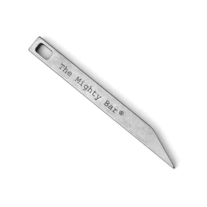 The Mighty Bar - Heavy Duty Keychain Prybar EDC Pry Bar for Every Day Carry Small Stainless Steel or Titanium Key Chain Multitool Prybar for Keys - Made by Gear Spool The Mighty Bar - Heavy Duty Keychain Prybar EDC Pry Bar for Every Day Carry Small Stainless Steel or Titanium Key Chain Multitool Prybar for Keys - Made by Gear Spool