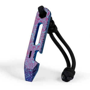Titanium EDC Pry Bar with Bottle Opener, Wrench & Ruler, OLT03 | 4-in-1 Multitool, Keychain Prybar Tool, Ultra-Light Pocket Pry Tool for Everyday Carry & Outdoor, Damascus Purple Titanium EDC Pry Bar with Bottle Opener, Wrench & Ruler, OLT03 | 4-in-1 Multitool, Keychain Prybar Tool, Ultra-Light Pocket Pry Tool for Everyday Carry & Outdoor, Damascus Purple