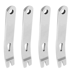 4 Pcs Mini Crank Crowbar, Stainless Steel, 3 Inch | Mini EDC Pry Bar Keychain, Multi-function Pocket EDC Tools, Survival Scraper Opener, For Outdoor, Indoors 4 Pcs Mini Crank Crowbar, Stainless Steel, 3 Inch | Mini EDC Pry Bar Keychain, Multi-function Pocket EDC Tools, Survival Scraper Opener, For Outdoor, Indoors