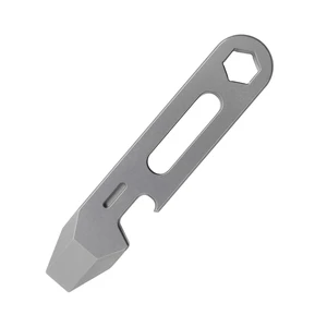 4-in-1 Titanium EDC Pry Bar Multitool with Bottle Opener, Hex Wrench & Ruler, Keychain Pocket Pry Tool for Everyday Carry, Camping & Outdoor Gear 4-in-1 Titanium EDC Pry Bar Multitool with Bottle Opener, Hex Wrench & Ruler, Keychain Pocket Pry Tool for Everyday Carry, Camping & Outdoor Gear
